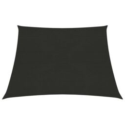 Berkfield Home Sunshade Sail 160 g/m ² Black 3/4x2 m HDPE - thumbnail 1