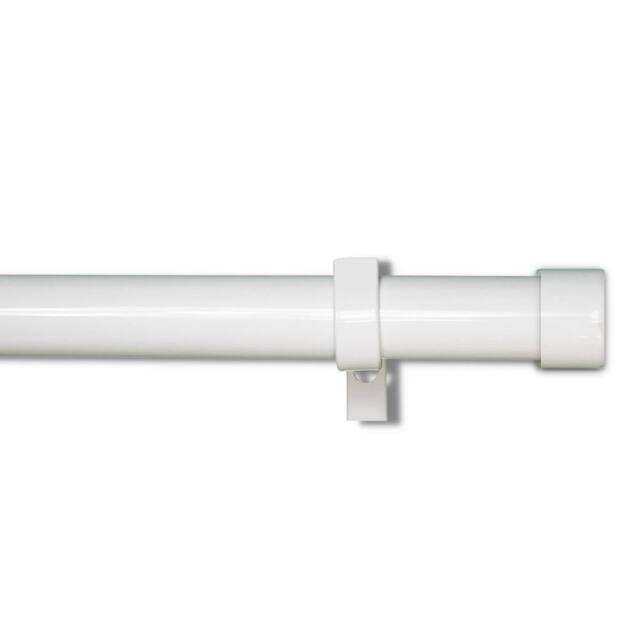 Blinds Outlet Metal extendable curtain pole in White - Size: 220 cm - image 1