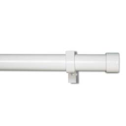 Blinds Outlet Metal extendable curtain pole in White - Size: 220 cm - thumbnail 1