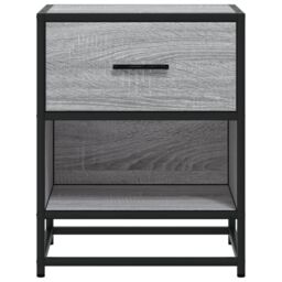 Berkfield Home Bedside Cabinets 2 pcs Grey Sonoma 40x31x50 cm Engineered Wood - Size: 40 x 31 x 50 cm - thumbnail 5