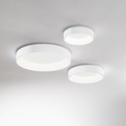 Netlighting ZIGGY Round 30cm Integrated LED Semi Flush Light Black 3000K NonDim - thumbnail 2
