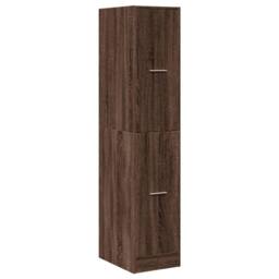 Berkfield Home Elegant Apothecary Cabinet Brown Oak 30x41x144.5 cm Engineered Wood - thumbnail 1