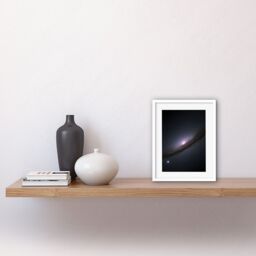 Artery8 Wall Art Print Hubble Space Astronomy Supernova 1994D In Lenticular Galaxy NGC 4526 Star Explosions & Supermassive Black Hole In Disc Center - thumbnail 2