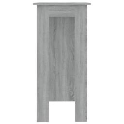 Berkfield Home Bar Table with Shelf Grey Sonoma 102x50x103.5 cm Engineered Wood - thumbnail 4