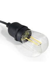 CGC Lighting 'Joy' Vintage Style Festoon Outdoor/Indoor String Lights in Black - thumbnail 5