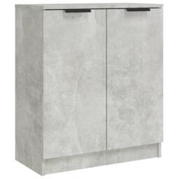 Berkfield Home Sideboard Concrete Grey 60x30x70 cm Engineered Wood - Size: 60 x 30 x 70 cm - thumbnail 3