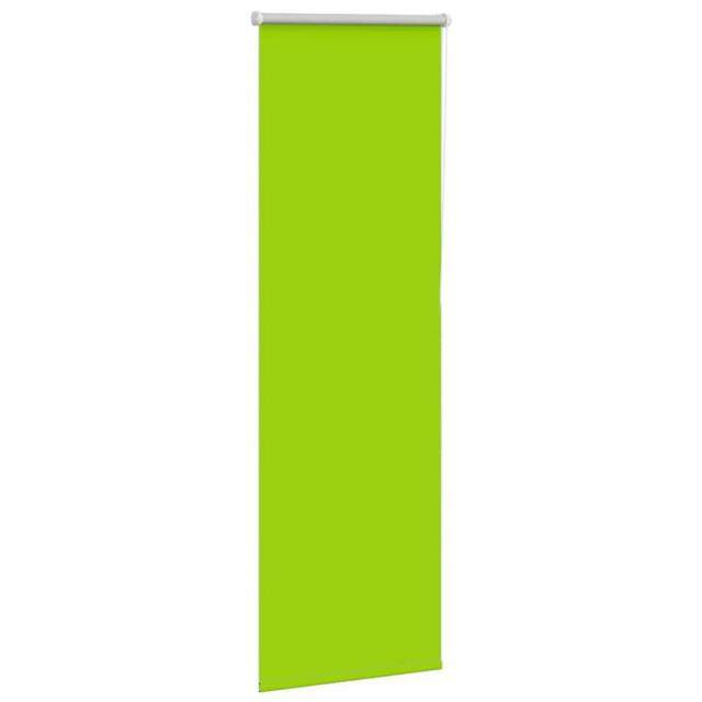 Berkfield Home Roller Blind Blackout Leaves Green 125x130 cm Fabric Width 121.6… - image 1