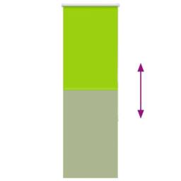 Berkfield Home Roller Blind Blackout Leaves Green 125x130 cm Fabric Width 121.6… - thumbnail 9