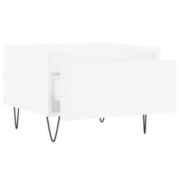 Berkfield Home Coffee Tables 2 pcs White 50x46x35 cm Engineered Wood - Size: 50 x 46 x 35 cm - thumbnail 7