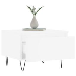 Berkfield Home Coffee Tables 2 pcs White 50x46x35 cm Engineered Wood - Size: 50 x 46 x 35 cm - thumbnail 4