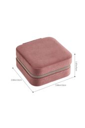 H&O Direct Portable Travel Jewellery Box in Pink - thumbnail 6