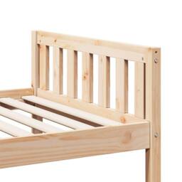 Berkfield Home Durable Children's Bed without Mattress 90x190 cm Solid Wood Pine in Natural - thumbnail 8