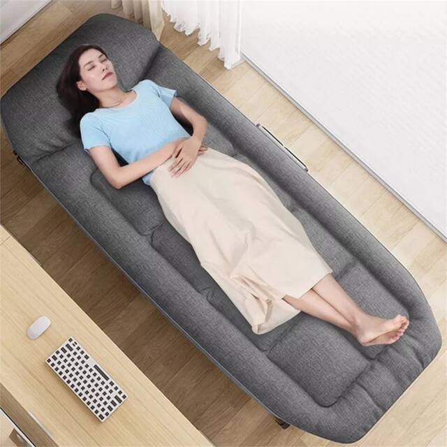 Havendro Single Foldable Folding Bed Mattress Guest Bed Heavy Duty in Grey - image 1