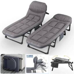 Havendro Single Foldable Folding Bed Mattress Guest Bed Heavy Duty in Grey - thumbnail 6
