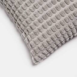OHS 4 Pack Bobble Cushion Covers Home Decor Set in Light Grey - Size: 45 cm x 45 cm - thumbnail 6