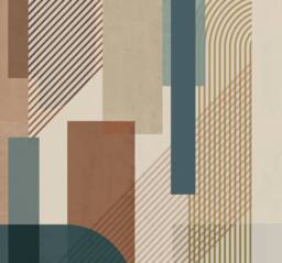 Superfresco Easy Graphic Teal Terracotta Print To Order 3m x 2.8m Mural in Blue - thumbnail 2