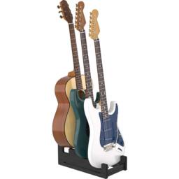 Appaso Wooden Guitar Stand, Handmade Solid Pine Electric Guitar Stand in Black