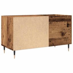 Berkfield Home Record Cabinet Old Wood 84.5x38x48 cm Engineered Wood in Brown - thumbnail 6