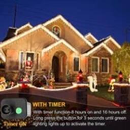 Havendro Warm White 20M 800 LEDs Icicle Lights - Outdoor Xmas Decor - thumbnail 4