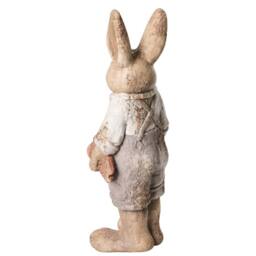 Wyld and Coco Set of 2 Multicolour Rabbit Garden Figurines - thumbnail 8