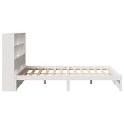 Berkfield Home Decorative Bookcase Bed without Mattress White 160x200cm Solid Wo - Size: 160x200 cm - thumbnail 5