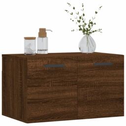 Berkfield Home Wall Cabinet Brown Oak 60x36.5x35 cm Engineered Wood - thumbnail 3