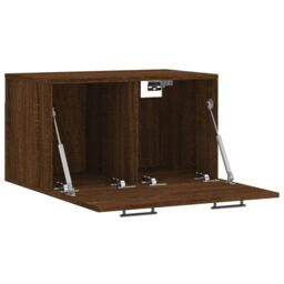 Berkfield Home Wall Cabinet Brown Oak 60x36.5x35 cm Engineered Wood - thumbnail 6