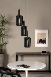 Netlighting Lucide RAFAL Pendant light 50 cm 3xE27 Grey - thumbnail 3