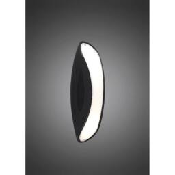 Netlighting Pasion Wall Lamp 2 Light E27 Gloss BlackPolished Chrome in Black - thumbnail 2