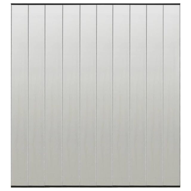 Berkfield Home Insect Door Screen with 10-Piece Mesh Curtain Black 240x240 cm - image 1
