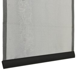 Berkfield Home Insect Door Screen with 10-Piece Mesh Curtain Black 240x240 cm - thumbnail 5