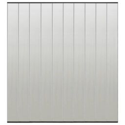Berkfield Home Insect Door Screen with 10-Piece Mesh Curtain Black 240x240 cm