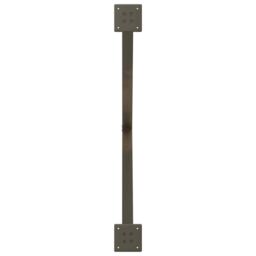 Berkfield Home Dining Table Legs X-Shaped 2 pcs Natural Steel 90x(72-73) cm Steel in Brown - thumbnail 7