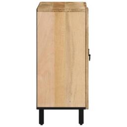 Berkfield Home Side Cabinet 90x33x75 cm Solid Wood Mango in Brown - Size: 90 x 33 x 75 cm - thumbnail 4