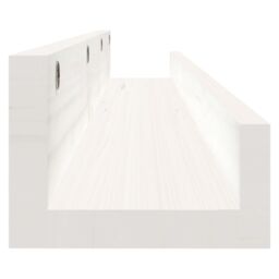 Berkfield Home Wall Shelves 2 pcs White 80x12x9 cm Solid Wood Pine - Size: 80 x 12 x 9 cm - thumbnail 5