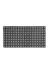 JVL Contract Rondo Rubber Ring Scraper Doormat, 50x100 cm, Pack of 3 in Black - Size: 50 cm x 100 cm - thumbnail 3