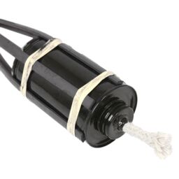 Harbour Housewares Bamboo Garden Fire Torches - 60cm - Pack of 6 in Black - thumbnail 4