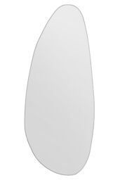 "MirrorOutlet The Lacuna - Frameless Pond Wall Mirror 55"" X 23"" (140x58CM) in Silver - Size: 1 Pack" - thumbnail 3