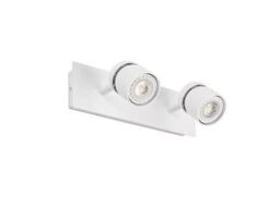 Netlighting Coco Twin Spotlight Wall Lamp White 2x GU10