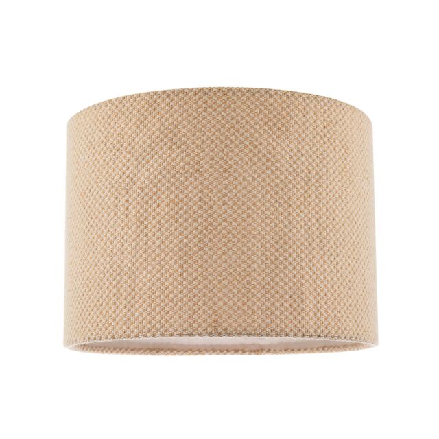 Happy Homewares Two Tone Natural Linen Fabric in Taupe with Inner White Cotton Lining - Size: 10 inches - image 1
