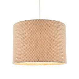 Happy Homewares Two Tone Natural Linen Fabric in Taupe with Inner White Cotton Lining - Size: 10 inches - thumbnail 2