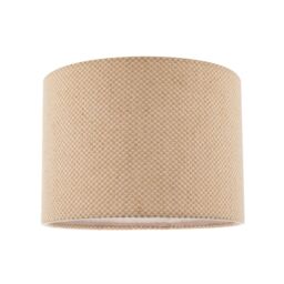 Happy Homewares Two Tone Natural Linen Fabric in Taupe with Inner White Cotton Lining - Size: 10 inches - thumbnail 1