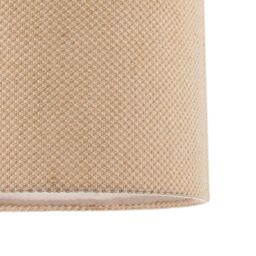 Happy Homewares Two Tone Natural Linen Fabric in Taupe with Inner White Cotton Lining - Size: 10 inches - thumbnail 3