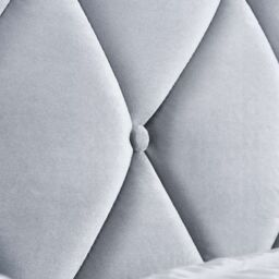 Birlea Loxley Bed in Grey - Size: Double - thumbnail 3