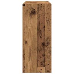 Berkfield Home Book Cabinet/Room Divider in Old Wood, 100x30x72 cm, Made of Wood in Brown - Size: 100 x 30 x 72 cm - thumbnail 7