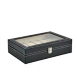 Nordara 12 GRIDS-PU LEATHER WATCH DISPLAY CASE in Black - Size: 900mm - thumbnail 3