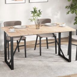 Berkfield Home Table Tops 3 pcs 80x47x2.5 cm Rectangular Solid Wood Pine in Brown - thumbnail 1