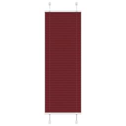 Berkfield Home Pleated Blind Bordeaux Red 50x100 cm Fabric Width 49.4 cm Polyester - thumbnail 2