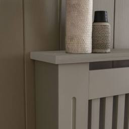 Neo Grey Belgravia Decorative Radiator Cover H83.3 x W152 x D19 cm in Light Grey - Size: Large - thumbnail 6