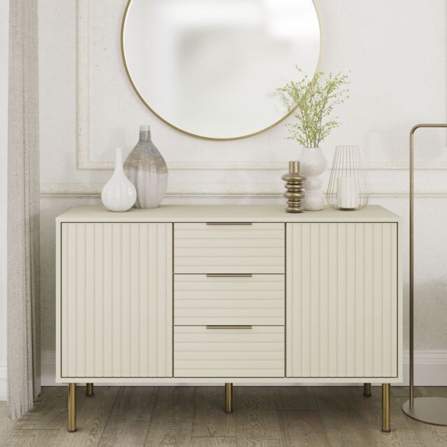 GFW Nervata Sideboard in Ivory - image 1